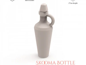 スクゥーマボトル 3Dプリントモデル