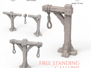 Set of Gallows 3D Print Model