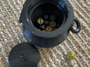 Cauldron Dice Cup 3D Print Model