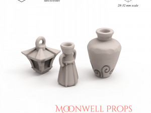 Moonwell Model Cetak 3D