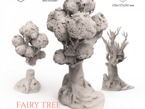 Fairy Tree 3D Print Model