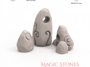 Magic Stones 3D Print Model