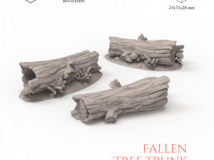 Fallen Tree Trunk 3D 프린트 모델