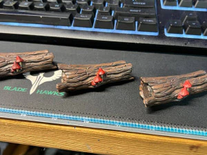 Tronco de &aacute;rvore ca&iacute;do Modelo de Impressão 3D