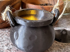 Cauldron Spice Jar 3D-Druckmodell