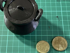 Kazan Baharat Kavanozu 3D Baskı Modeli