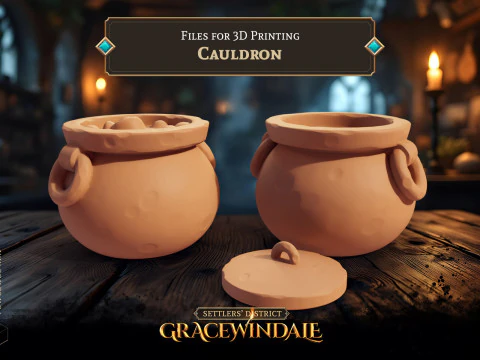 Kazan Baharat Kavanozu 3D Baskı Modeli