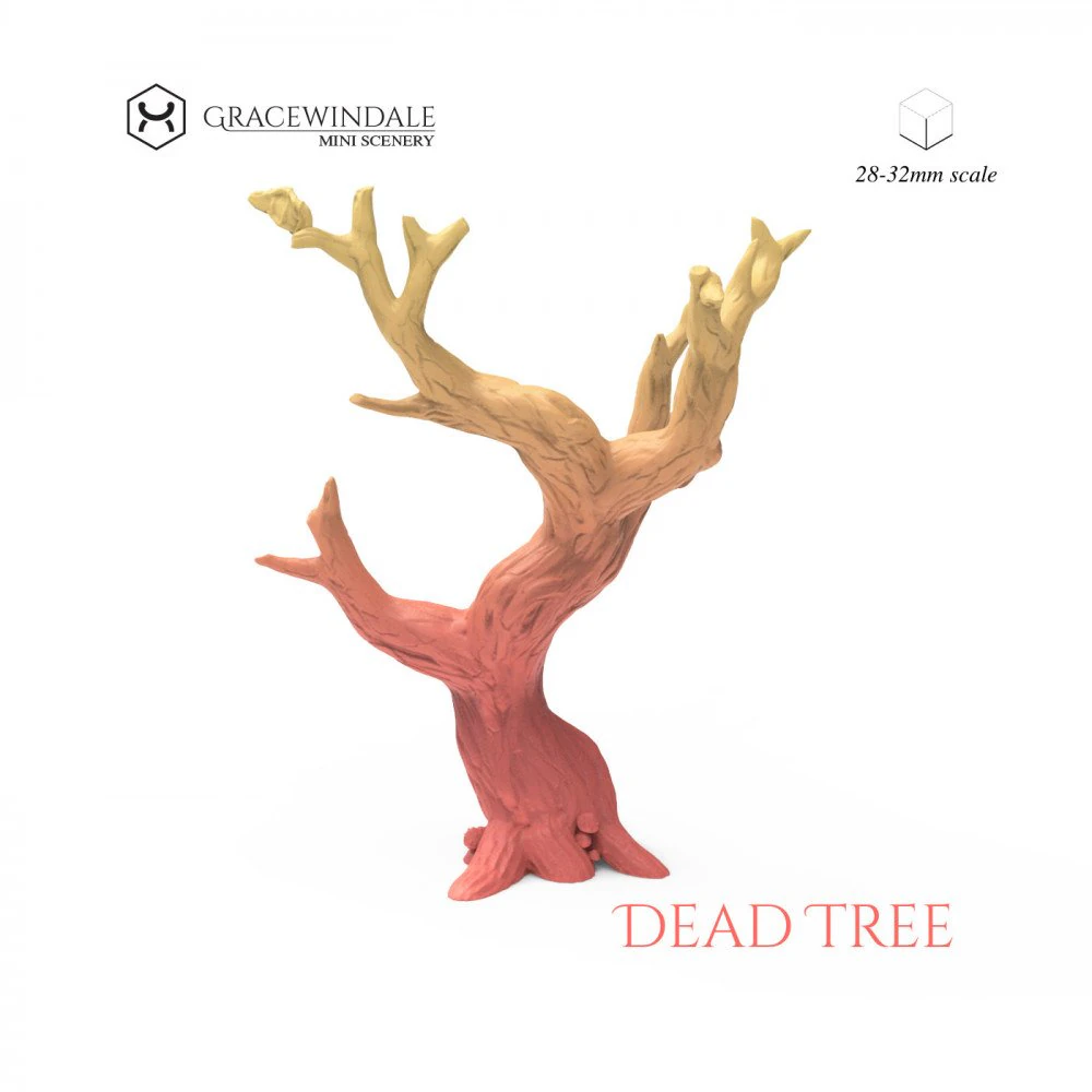 Dead Tree 3D Print Model .c4d .max .obj .3ds .fbx .stl .blend 