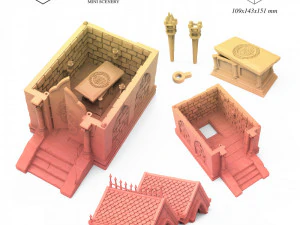 Crypt 3D Print Model