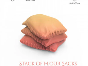 B&auml;cker-Set 3D Druckmodell