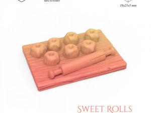 B&auml;cker-Set 3D Druckmodell