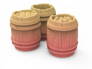 Tavern Furniture and Props Set 3D 打印模型