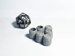 Tavern Furniture and Props Set 3D Print Model