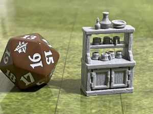 Tavern Furniture and Props Set 3D Print Model