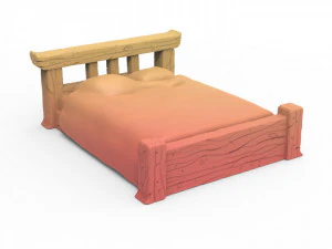 Tavern Furniture and Props Set 3D Print Model