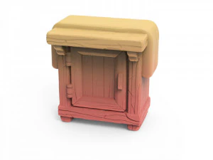 Tavern Furniture and Props Set 3D Print Model