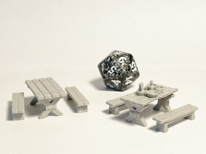 Tavern Furniture and Props Set 3D 打印模型