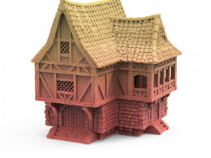 The Snoring Warrior Inn 3D Print Model