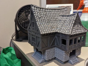 The Snoring Warrior Inn 3D Print Model