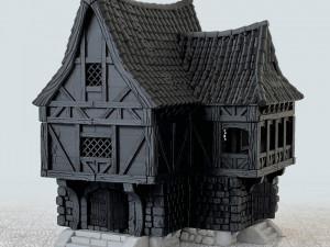 The Snoring Warrior Inn 3D Print Model