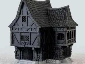 The Snoring Warrior Inn 3D Print Model