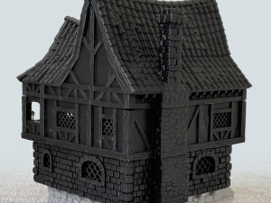 The Snoring Warrior Inn 3D Print Model