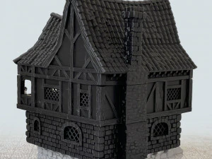 The Snoring Warrior Inn 3D Print Model