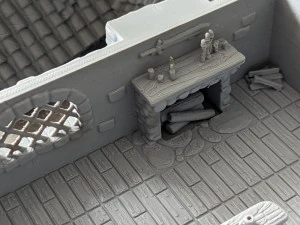 The Snoring Warrior Inn 3D Print Model