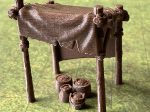 Woven Market Stall 3D Print Model