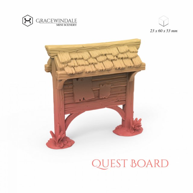 Quest Board Model Cetak 3D .c4d .max .obj .3ds .fbx .stl .blend 