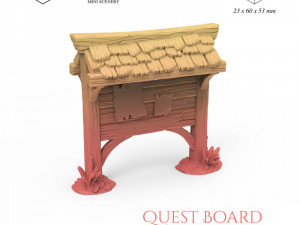 Quest Board 3D Print Model