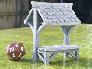 Modular Market Stall 3D Print Model