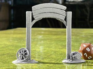 Market Gate 3D Print Model