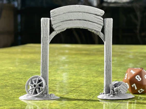 Market Gate 3D Print Model