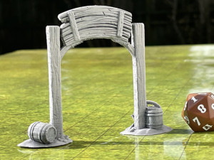 Market Gate 3D Print Model