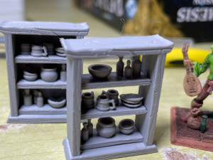 Bookshelf and Cupboard Model Cetak 3D