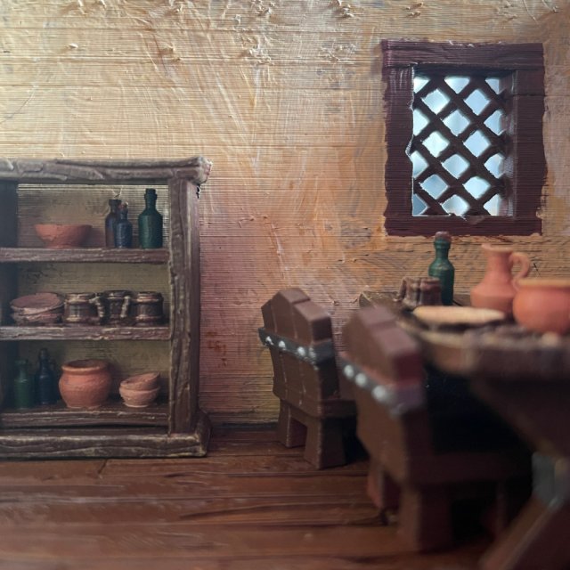 Bookshelf and Cupboard Model Cetak 3D .c4d .max .obj .3ds .fbx .stl .blend 
