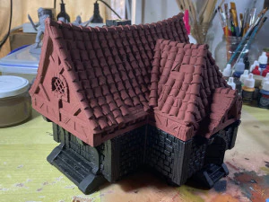 The Snoring Warrior Tavern 3D Print Model