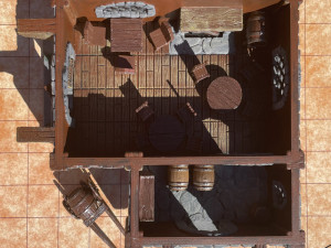 The Snoring Warrior Tavern 3D Baskı Modeli