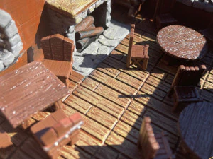 The Snoring Warrior Tavern 3D Print Model