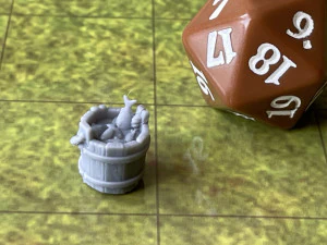 Zestaw rekwizyt&oacute;w rynkowych Model do druku 3D