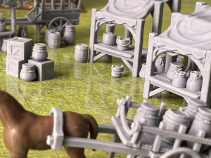 Market Props Set 3D Print Model