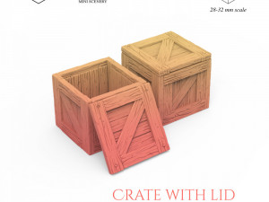 Set of Crates 3D 打印模型