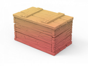 Old Crate 3D Print Model