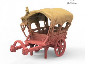 Covered Wagon 3D Принт Модель