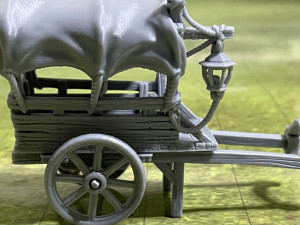 Covered Wagon 3D 프린트 모델