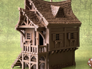 Modular Settlers Cottage Modèles 3D en vedette