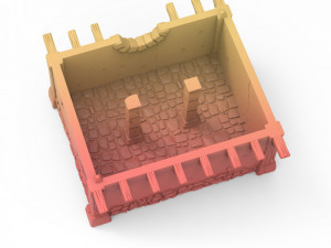 Modular Settlers Cottage Modèles 3D en vedette