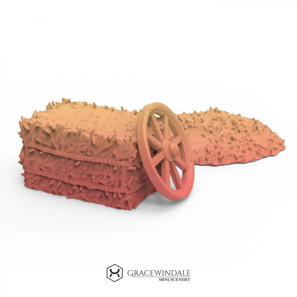 Hay 3D Print Model .c4d .max .obj .3ds .fbx .stl .blend 