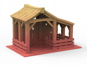 Kleiner Stall 3D Druckmodell